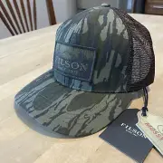 Filson x Mossy Oak Camo Tin Cloth Logger Cap - New With Tags - Bottomland