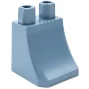 LEGO PART - Sand Blue Lower Body Minifigure Skirt - Part 36036