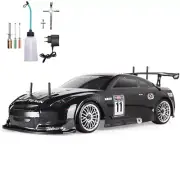 RC Car 4wd 1:10 On Road Racing Two Speed Drift Vehicle Toys 4x4 Nitro Gas Power