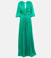 [Costarellos] Costarellos Brennie georgette gown AU 8 green