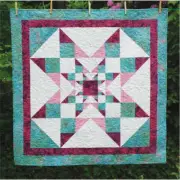Cut Loose Press, Raspberry Stars Mini Quilt Pattern
