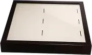 Sosoport Box Medal Display Frame Jersey Soccer Metal Clothes Rack Wood Picture Frame Medal Holder Medal Display Shadow Box Picture Frame Football Display Case Medal Wooden Holder Wood Metal
