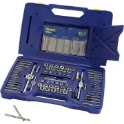 Hanson 26377DC Hanson IRWIN 117 Piece Machine Screw/Fractional/Metric Tap and He