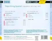 TOYKO STRING QUARTET PLAYS BERG, BEETHOVEN & BART¢K NEW CD