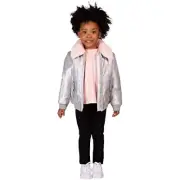 Buffalo David Bitton Little Girls 3 Piece Shirt, Silver, 3T