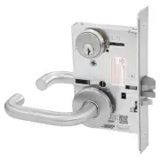 ML2057 Mortise Storeroom Lever Lockset, Satin Chrome