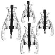 Gear Puller Set, 4-Piece 3" 4" 6" 8" 3-Jaw Gear Puller, Heavy Duty Pulley, Fl...