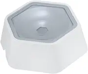 Water Bowl, Puppy Spill-Proof Slow Feeder, No-Splash Anti-Slip Drinking Dispenser for Pets Cats Dogs Animals Indoor Outdoor