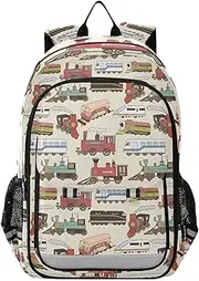 [Joisal] Skeleton Holding Love Balloon School Backpacks for Teens for Girls Boys Durable Travel Laptop Backpack