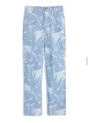 NEW VINEYARD VINES Tropical Palm Tree Boy 14 Breezy Ice Water Breaker Pant Chino