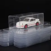 Toy Display Box Plastic Storage Case Show Protection Mini 20PCS Practical
