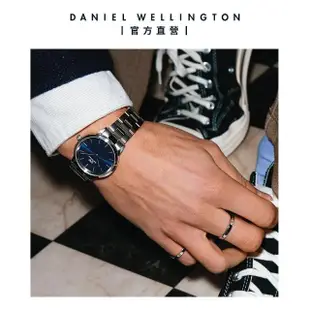 【Daniel Wellington】DW 手錶 Iconic Link Arctic 36mm/40ｍｍ極光藍精鋼錶(DW00100458)