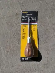 Scratch Awl Tool with Hardwood Handle - Scribe, Layout Work, Wood - Open Box
