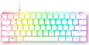 Razer Huntsman V3 Pro Mini (White Edition) with Rapid Trigger, Analog Gaming Keyboard with Rapid Trigger and Adjustable Actuation, Analog Optical Switch, Adjustable Actuation, Press Pressure, 40 G