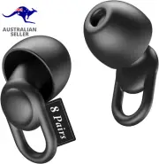 Quiet Noise Reduction Earplugs - Reusable Hearing Protection in Flexible Silicon