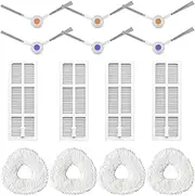 Side Brushes & Mop Cloth & Filter Replacement for Narwal J3 Robot Vacuum Cleaner Spare Parts