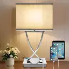 21.38" Table Lamp for Bedroom Living Room 3-Way Dimmable Touch Control Medium Ch