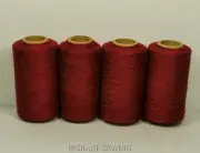 AMERICAN BEAUTY #620 POLYESTER SERGER & QUILTING THREAD 4 TUBES 1000 YDS. EA