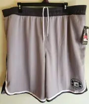 AND1 Men's 'Hoop' Basketball Shorts 2XL Gray Black 10" Inseam Pockets #10724