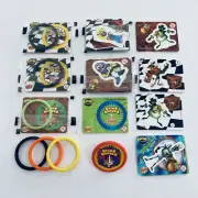 Tazos Lot Crash Bandicoot Stunt Wheels Bundle Thins Tazo Sealed Bundle Popped