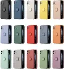 For iPhone 16 16e 15 14 Pro Max 12 13 11 Ring Holder Silicone Shockproof Case