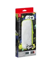 Nintendo Switch Carrying Case Splatoon 3 Edition and Screen Protector (OLED) NEW
