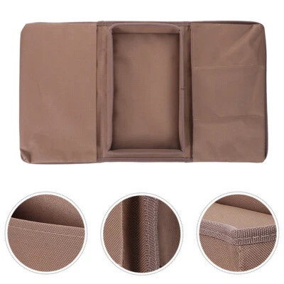 sofa organizer Sofa Armrest Organizer with 4 Pockets and Cup Holder Tray