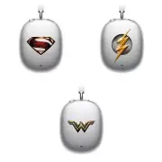 OFFICIAL JUSTICE LEAGUE MOVIE LOGOS SOFT GEL CASE FOR APPLE AIRPODS MAX