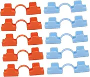10pcs Greenhouse Film Frame Clamp Plant Garden Clips Sunshade Net Fixing Clamp Sturdy Material Easy Installation