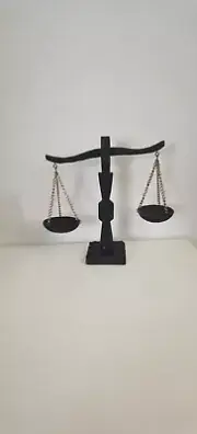 Weighing Scales Home Decor, spanish wooden scales , Kitchen Scales / black Toned
