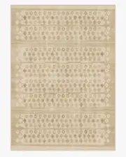 305' x 425' | Machine Washable Runner Rug | Kid & Pet Friendly | Indoor Rug | Lucia Natural Flatwoven Rug by goop | Ruggable