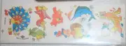 Retro Sticker - Strip of Cartoon Animals