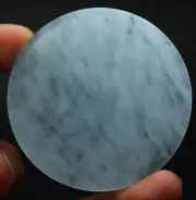 119.8Ct Natural Aquamarine fluorescent Quartz Pendant Polished