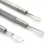 Set of 3 Comedone Remover Blackhead Acne Whitehead Blemish Extractors Tools Kit