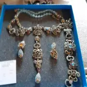 HEIDI DAUS ART DECO NOUVEAU BABY BLUE SET **NEW in BOX***