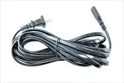 [UL Listed] OMNIHIL White 10 Feet Long AC Power Cord for AUDIO TECHNICA AT-LP3