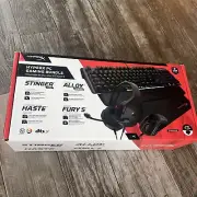 HyperX PC Gaming Bundle w/ Keyboard, Mouse, Mouse Pad & Headphones