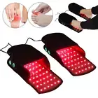 2 Slippers: LED Infrared Red Light Therapy for Foot Neuropathy Joint Pain Relief