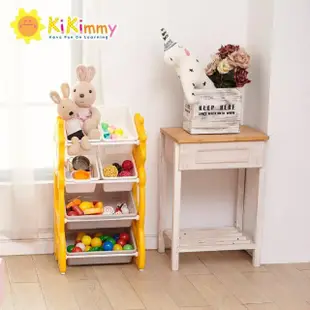 麗嬰兒童玩具館--KIKIMMY 長頸鹿六格收納架-玩具收納盒
