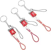 3Pcs Halloween bags Keychain Unique Key Ring Decor for Bags Phones Accessories Fun Pendant Key Holders Portable Stylish Keychain Charm