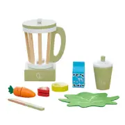 Little Chef Frankfurt Wooden Toy Blender with Cuttable Play Food