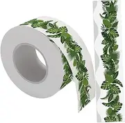 WEKAMOS 1Roll Tropical Leaf Bulletin Border Sticker Self Adhesive Decorative Trim for Classroom Office Bulletin Boards Portable Easy to Cut