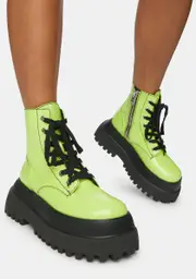 [Current Mood] What A Trip Platform Combat Boots
