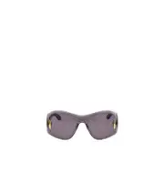 Loewe Embellished Shield Frame Sunglasses One size Gray