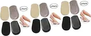 LALAFINA 3pcs Gel Shoe Inserts for Height Increase Self-adhesive Half Insoles Arch Support Comfortable Cushioning for Plantar and Bone Spur Relief