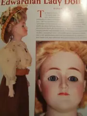 6p Edwardian Lady Doll History Article / CONVENTION PREVIEW /Denery