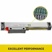 Lathe Linear Scale 150 mm Linear Glass Scale High Accuracy 0.0002" Optical Length Precision Linear Scale Aluminum Body for Drilling Grinding Mill Milling