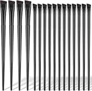 16 Pcs Eyebrow Tint Brushes Fine Angled Eyeliner Brush Ultra Thin Angled Eyeliner Brush Eyebrow Brush Applicator, Eyeshadow Eye Brow Makeup Brush Applicator