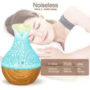 Humidifier Crack Vase USB Diffuser Wood Grain Air Humidifier Car Airpurifier