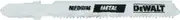 DEWALT DW3778-5 3-Inch 32 TPI Sheet Metal Cut Cobalt Alloy Steel T-Shank Jig Saw Blade (5-Pack)